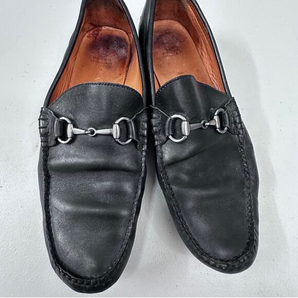 PETER MILLAR black leather soft sole shoes mc00f40 men's size 12 M - Picture 7 of 7